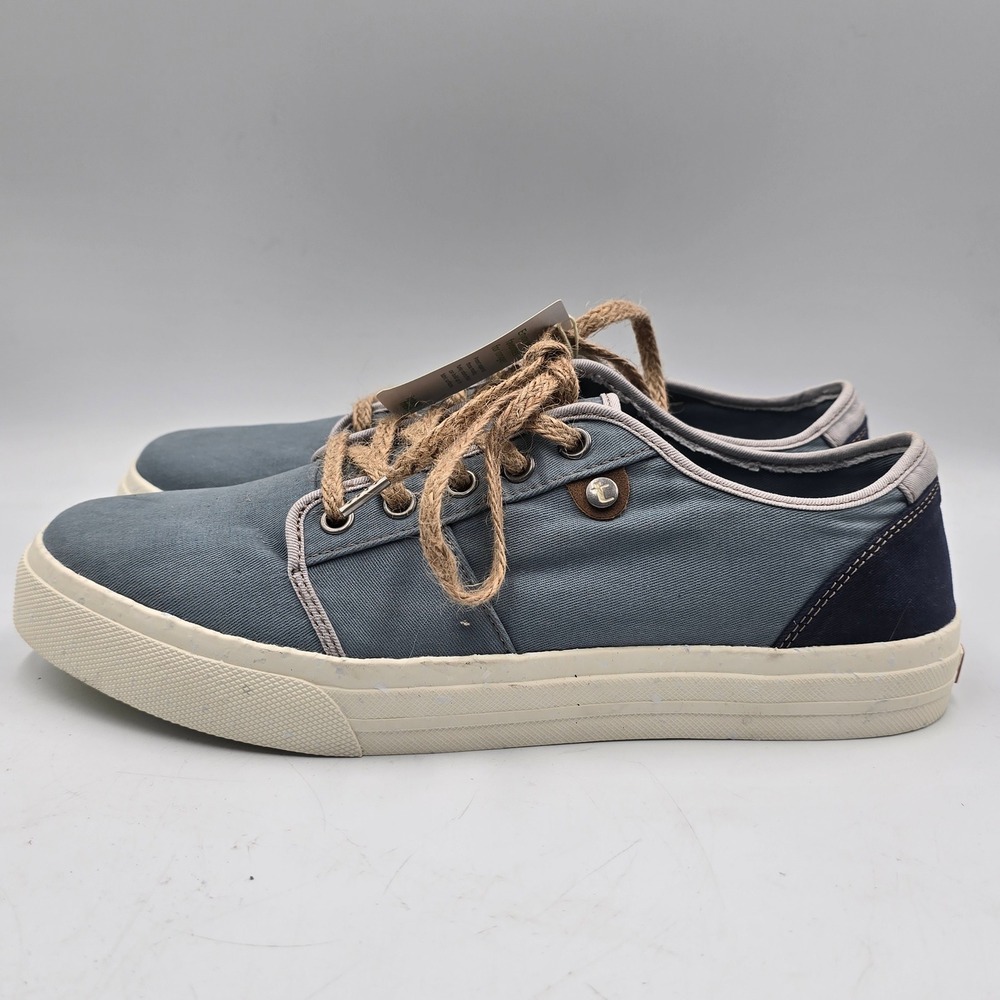 Taos Sneaker Women 10 Super Soul Blue Canvas Jute Lace Odor Protection NWT Shoe